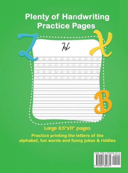 Cursive Handwriting Workbook