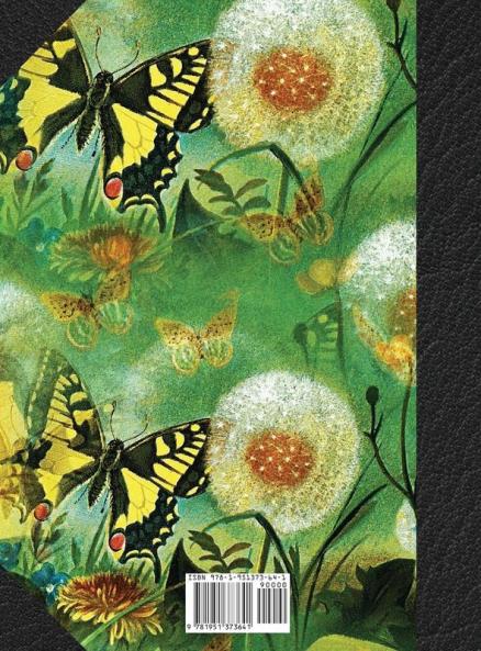 Notary Journal: Hardbound Public Record Book for Women Logbook for Notarial Acts 390 Entries 8.5 x 11 Butterfly Floral Print Cover