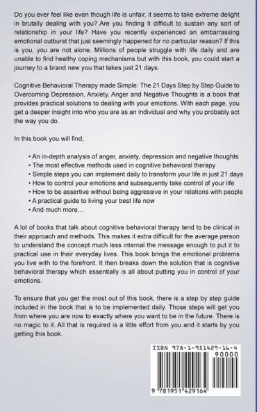 Cognitive Behavioral Therapy