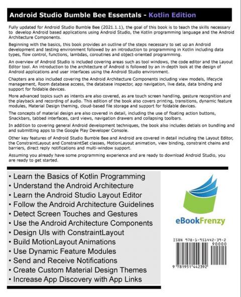 Android Studio Bumble Bee Essentials - Kotlin Edition
