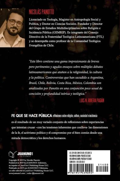 Fe que se hace Pública: Reflexiones sobre Religión Cultura Sociedad e Incidencia