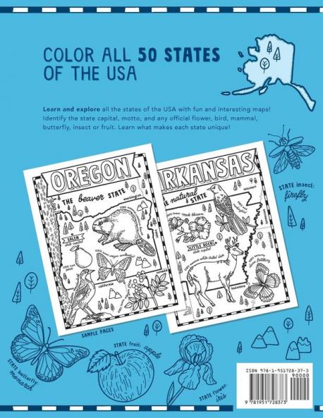 The United States of America Coloring Book