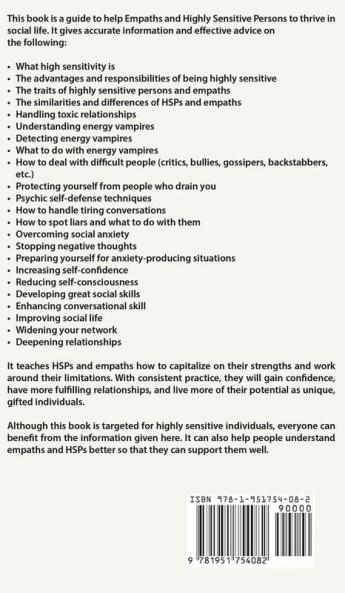 Empath: How to Thrive in Life as a Highly Sensitive - Guide to Handling Toxic Relationships and Overcoming Social Anxiety (Empath Series) (Volume 3