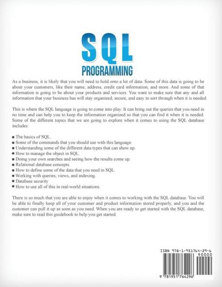 SQL Programming The Ultimate Step-By-Step Guide to Learning SQL for Beginners