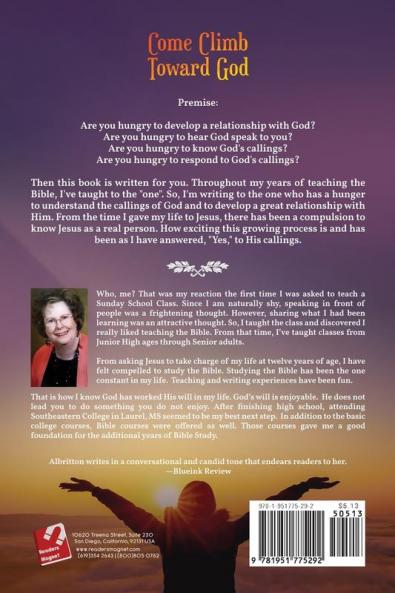 Come Climb Toward God: Are you Hungry for God?
