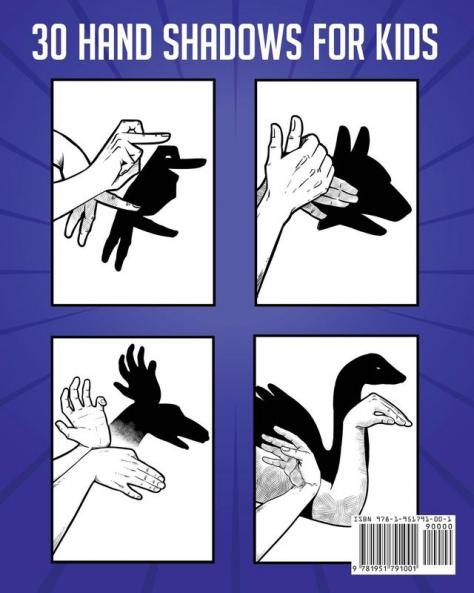Hand Shadows Activity Book For Kids
