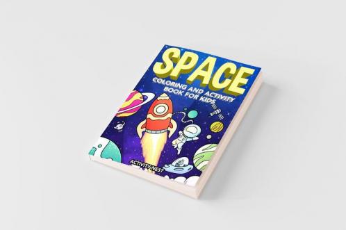 Space Coloring and Activity Book for Kids