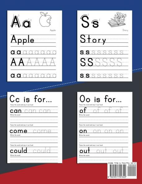 Trace Letters of The Alphabet with Sight Words