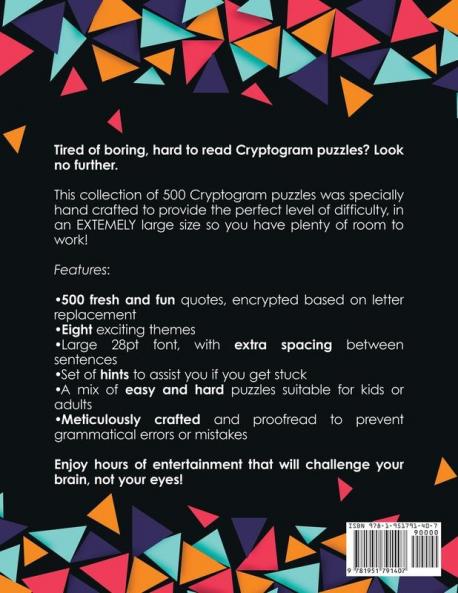 Ultimate Cryptograms