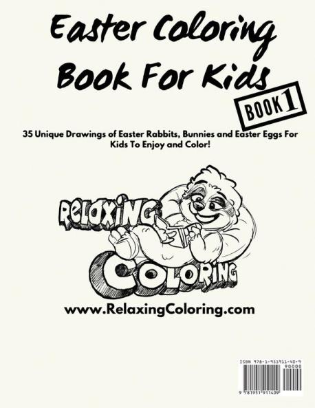 Easter Coloring Book For Kids