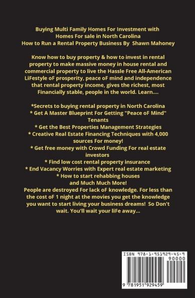 Buying Multi Family Homes for Investment with Homes for sale in North Carolina: How to Run a Rental Property Business