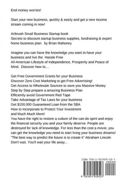 Airbrush Small Business Startup book