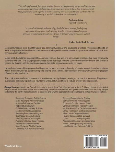 Toward Self-Sufficiency: Using Unique Sustainable Community Planning Concepts