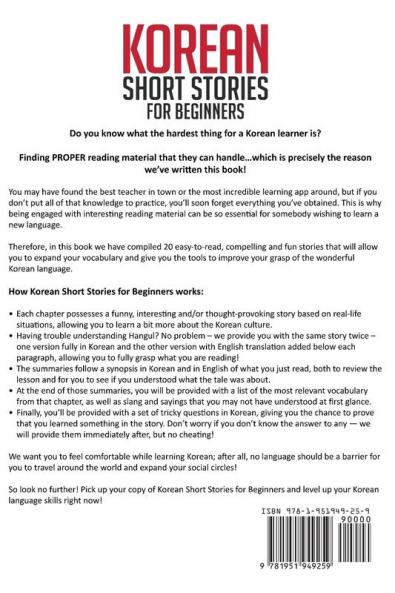 Korean Short Stories for Beginners