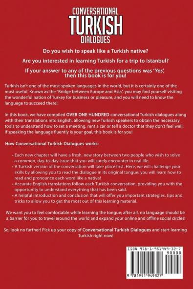 Conversational Turkish Dialogues
