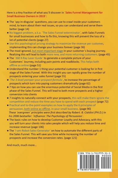 Sales Funnel Management for Small Business Owners in 2019: Strategies on How to Setup a Highly Automated Funnel for Your Business (That Actually Makes Money)