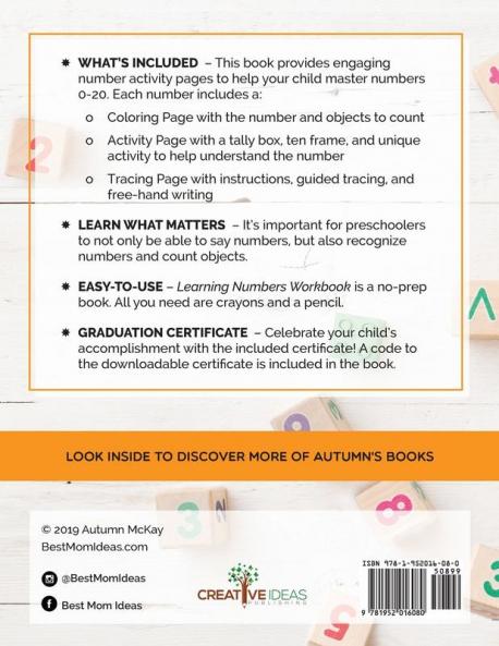 Learning Numbers Workbook