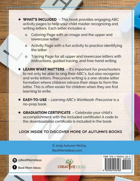 Learning ABC's Workbook - Precursive