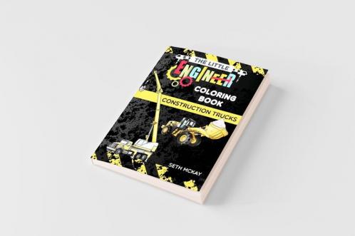The Little Engineer Coloring Book - Construction Trucks