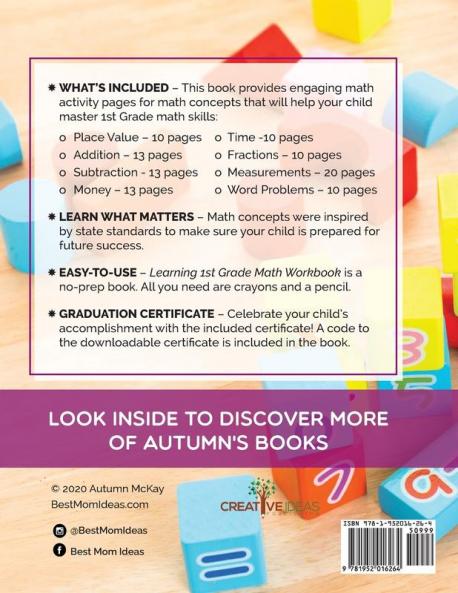 Learning 1st Grade Math Workbook