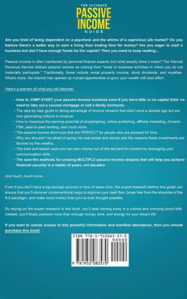 The Ultimate Passive Income Guide: Latest Reliable & Profitable Business Ideas Make $ 10000/Month with Affiliate Marketing Blogging Drop Shipping Amazon FBA and More