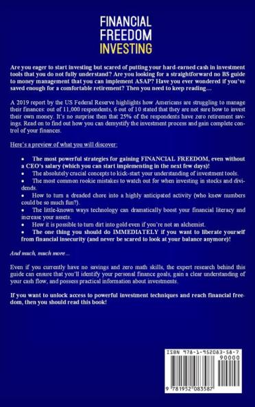 Financial Freedom Investing: Latest Reliable & Profitable Income Streams. How to Never Be Broke and Create Passive Incomes: Stocks Bonds Day Trading Dividends Real Estate and Budgeting