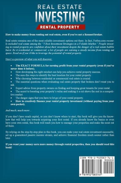 Real Estate Investing: Rental Property: Discover How to Generate Massive Income with Rental Properties Flipping Houses Commercial & Residential Real Estate Even with No Money Down