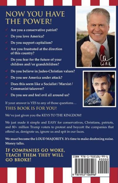 The Great Patriot Protest and Boycott Book: The Priceless List for Conservatives Christians Patriots and 80+ Million Trump Warriors to Cancel Cancel Culture and Save America!