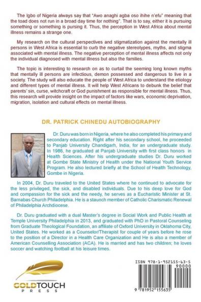 Cultural Perception of Mental Illness: West African Immigrants in Philadelphia Perspective