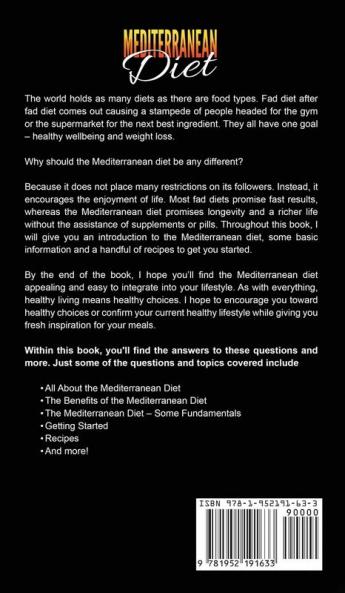 Mediterranean Diet: Simple Diet Guide with Delicious Recipes for Rapid Weight Loss