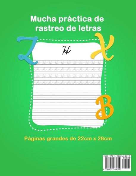 Aprender a escribir letras: Escritura cursiva para niños - letras minúsculas letras mayúsculas palabras y oraciones con chistes y acertijos divertidos