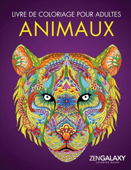 Livre de coloriage pour adultes: : Animaux: Dessins d'animaux relaxant