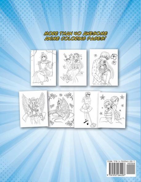 Anime Coloring Book