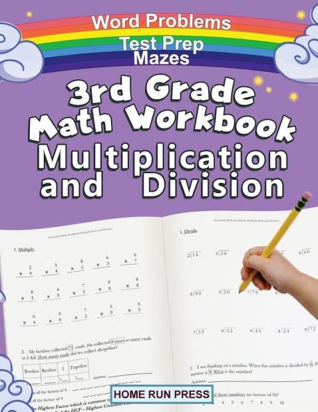 3rd Grade Math Workbook: Multiplication and Division