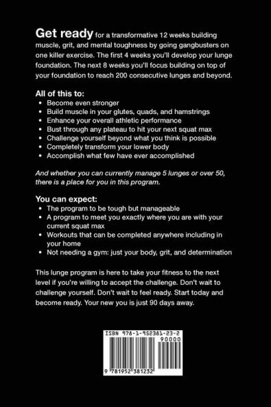 One Exercise 12 Weeks Herculean Legs: Transform Your Lower Body With This Lunge Strength Training Workout Routine at Home Workouts No Gym Required