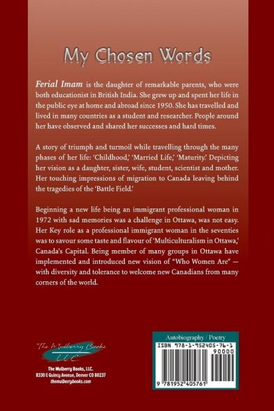 My Chosen Words: Memories of a Professional Immigrant Woman