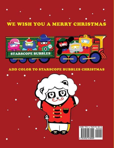 Starscope Bubbles-Christmas Coloring Book