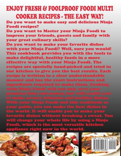 Foodi Multi-Cooker Cookbook for Complete Beginners: Amazingly Easy & Delicious Foodi Multi-Cooker Recipes to Pressure Cook Air Fry Dehydrate and Many More (THE PRESSURE COOKER THAT CRISPS)