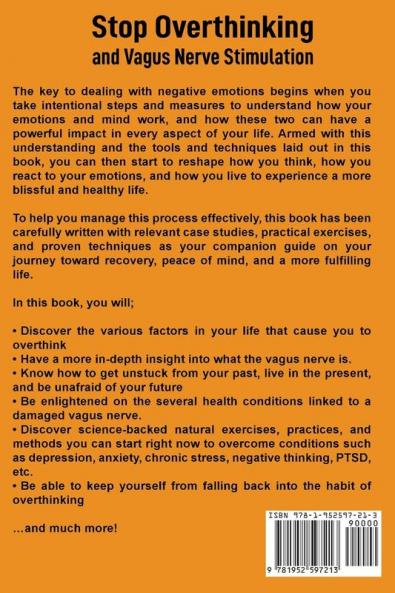 Stop Overthinking and Vagus Nerve Stimulation (2 Books in 1)