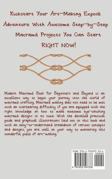 Modern Macramé Book for Beginners and Beyond