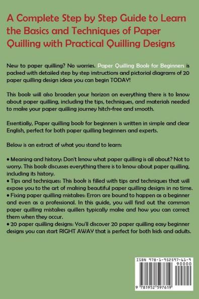 Paper Quilling Book for Beginners