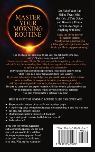 Master Your Morning Routine: Beat The Sun and Build An Unstoppable Life