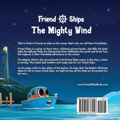 Friend Ships - The Mighty Wind: Friendship books for kids. Very short bedtime stories for kids: 2