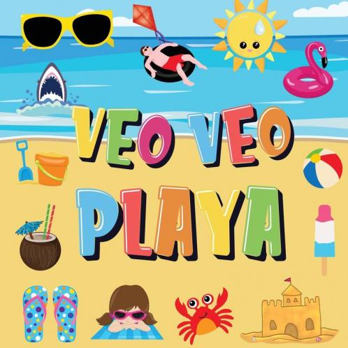 Veo Veo - Playa: ¿Puedes Encontrar el Bikini la Toalla y el Helado? ¡Un Divertido Juego de Buscar y Encontrar para el Verano en la Playa para Niños de 2 a 4 Años!