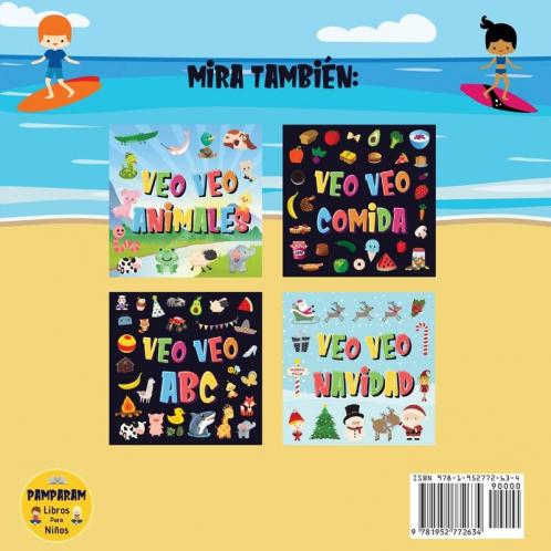 Veo Veo - Playa: ¿Puedes Encontrar el Bikini la Toalla y el Helado? ¡Un Divertido Juego de Buscar y Encontrar para el Verano en la Playa para Niños de 2 a 4 Años!