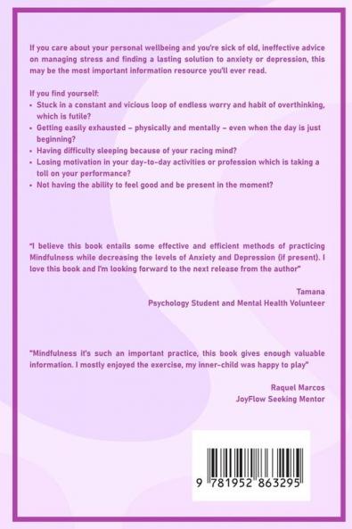 Peace And Clarity In 7 Minutes Or Less: Mindfulness Workbook For Women: Mindfulness Workbook For Women