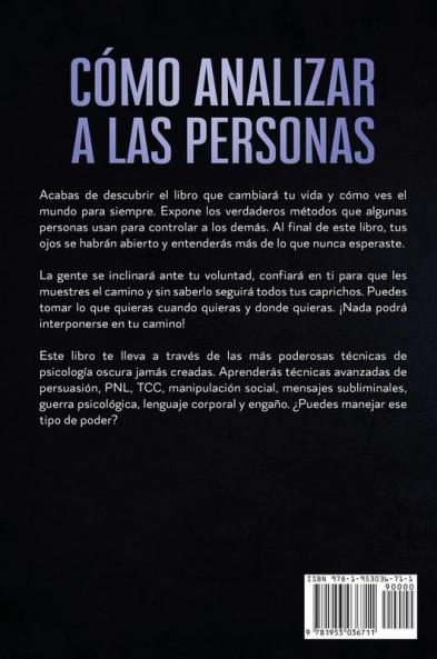 Cómo analizar a las Personas: Colección de la Psicología Oscura 5 libros en 1 - Cómo leer a las personas como un libro e influenciar en ellas con la Persuasión PNL y Manipulación