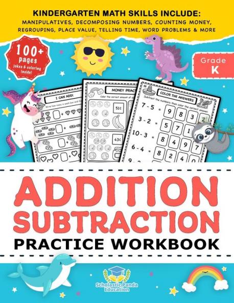 Addition Subtraction Practice Workbook