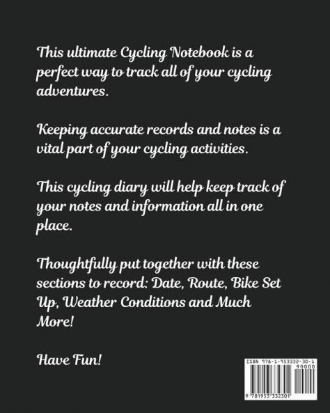 All My Mountain Biking Shit: Biking Logbook Cycling Nature Outdoor Activity Athlete Racing