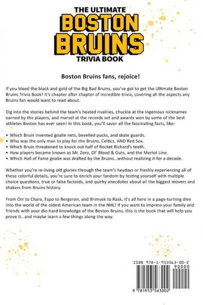 The Ultimate Boston Bruins Trivia Book